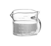 Verre doseur double bec verseur pour vin, café, bar, 150 ml, transparent