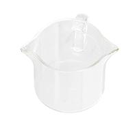 Verre doseur expresso, becs doubles de 75 ml doseur triple pichet tasse à lait résistant à la chaleur pichet gradué verre à liqueur avec poignée