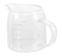 Verre Doseur Gradué en Verre 150ml avec Poignée pour Espresso
