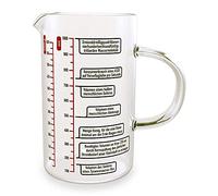 Verre doseur scientifique en verre