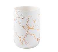 Verre En Marbre Pour Brosses À Dents - Organisateur De Navires Naturels Pour Brosses À Dents | Solution De Poignée Confortable Pour Sauver Le Dentifrice, Verre En Pierre Pour Salle De Bain, Organisate