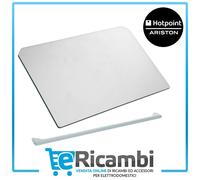 Verre en plastique plexiglas + profil réfrigérateur Ariston 466X296X4mm