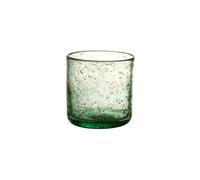 Verre en verre vert pâle, uni, soufflé à la bouche - Pomax, Vico - Ø8x8 cm