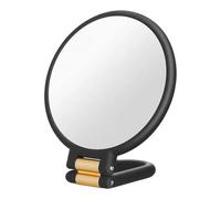 Verre grossissant 50x transparent double face portable pour une mise en forme précise des sourcils et une application de lentille avec poignée ergonomique