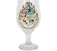 Hogwarts Verre à changement de couleur Blason de Poudlard - Officiellement licencié, Verre pour cocktails ou boissons froides 330ml