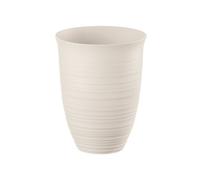 Guzzini - Tierra, Grand Verre en Plastique Recyclé - Blanc Lait, Ø 9,8 x h 12,4 cm | 520ml - 179500156