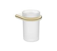 Verre Hewi série 480 480.04.00070LP avec Halter , revêtement PVD, laiton brossé