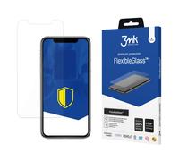 Verre hybride 3MK Apple iPhone X - FlexibleGlassâ¢ Blanc TU