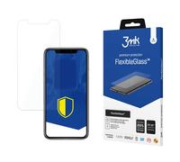 Verre hybride 3MK iPhone X/XS/11 Pro - FlexibleGlassâ¢ Blanc TU
