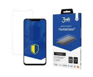 Verre hybride 3MK Xiaomi Mi8 Global - FlexibeGlassâ¢ Blanc TU