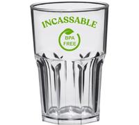 Verre Incassable Transparent Réutilisable | 43 cl | Adultes et Enfants | Gobelet Eau - Jus de Fruits - Cocktail | Piscine Bateau Camping | 6 Verres en Tritan sans BPA | Solidité - Sécurité |