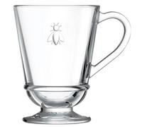 La Rochère Mug Abeille 27,5 cl – Lot de 2 – Verre transparent
