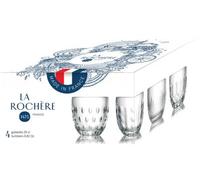 Verre LA ROCHERE x4 à expresso 25cl Troquet