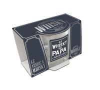 Verre - Le Whisky de Papa (31738) - Inscription 'Le Whisky de Papa' - Verre - 8,5 x 8 cm