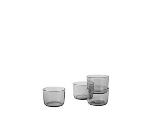Verre Liège 4 Pcs Gris 6 cm