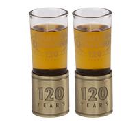 Verre liqueur Harley-Davidson 120e anniversaire avec base en m tal usin , dition limit e