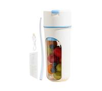 Verre mélangeur électrique multifonction rechargeable avec paille pour jus naturels, , sport, randonnée, maison, préparation, repas, camping 480 ml