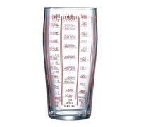 Verre Doseur Gradué - Luminarc - 1/2 L - Transparent et Rouge - Passe au Lave-Vaisselle - Verre