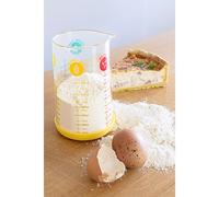 Verre mesureur avec base en silicone 500 ml Pebbly
