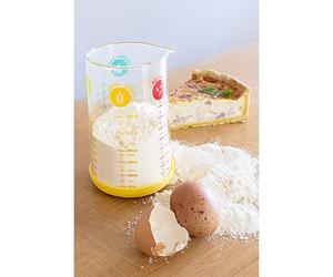 Verre mesureur avec base en silicone 500 ml Pebbly