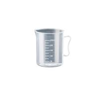 Verre Mesureur Lot de 3 tasses à mesurer graduées en plastique, grande capacité, transparentes, avec couvercle, for laboratoire, cuisine, pâtisserie Verre Doseur Pour PâTisserie(250ml)