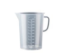 Verre Mesureur Lot de 3 tasses à mesurer graduées en plastique, grande capacité, transparentes, avec couvercle, for la cuisine et pâtisserie Verre Doseur Pour PâTisserie(5000ml)