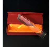 Verre optique triangulaire de qualité K9 5,1 cm pour étudier la déviation du chemin de lumière et la formation d'arc-en-ciel en utilisant des sources de lumière naturelles ou artificielles