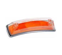 Verre orange de clignotant avant droit homologué "E" pour VOLKSWAGEN Combi Bay Window T2A (08/1967-07/1972)
