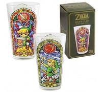 Verre - PALADONE - Link Zelda The Windwaker - 40 cl - Vitrail - Multicolore