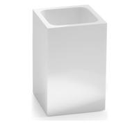 Verre Porte Brosse à Dents Gedy SF98 02 Sofia Blanc