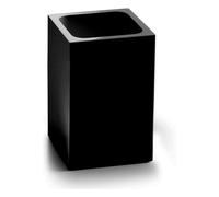 Verre Porte Brosse à Dents Gedy SF98 14 Sofia Noir