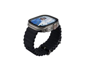 Verre pour Apple Watch Ultra / Ultra 2 Snappie Full Body Slim Noir transparent