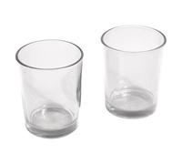 Rayher Verre pour bougie chauffe-plat, 5,6 cm ø en haut, 4,9 cm ø en bas, hauteur 6,5 cm, Couleur Cristal, 5600437