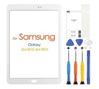 Verre pour Samsung Galaxy Tab S2 T810 T815 9,7" Panneau de façade en verre pour SM-T810 avec outils de réparation (pas écran tactile Digitizer et non LCD, blanc)