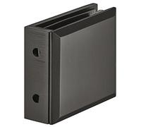 verre pour support point en laiton et pince de fixation pour douche en verre Noir | Verre pour une connexion mural à verre | Paroi de douche plat Laiton Graphite/noir