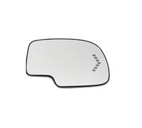 Verre Recul de Miroir Compatible Avec Chevy Pour Avalanche Pour Silverado 1500 2500 3500 2003-2007 Côté Gauche Et Droit Porte Latérale Chauffante Pour Rétroviseur Extérieur Plaque Rétroviseur(R)