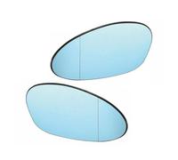 Verre Recul Miroir Rétroviseur Latéral Chauffant en Verre, 2 Pièces, pour BMW E85 Z4, Roadster 2003-2008, E86 Z4, Coupé 2006-2008, 51167145267, 51167145268 Glace Rétroviseur (Couleur : Bleu)