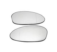 Verre Recul Miroir Rétroviseur Latéral Chauffant en Verre, 2 Pièces, pour BMW E85 Z4, Roadster 2003-2008, E86 Z4, Coupé 2006-2008, 51167145267, 51167145268 Glace Rétroviseur (Couleur : White)
