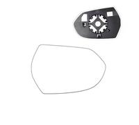 Verre Rétroviseur Droite Couvercle de rétroviseur externe latéral lentille Assy cadre de clignotant en verre couvercle inférieur pour Ford pour Territory EV 2019 - 2021(1PC Right)
