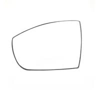 Verre Rétroviseur Droite Couvercle rétroviseur lentille verre cadre lampe clignotant couvercle inférieur pour Ford pour S-MAX pour C-MAX pour KUGA pour ESCAPE 2006-2015(Left of Mirror Glass)