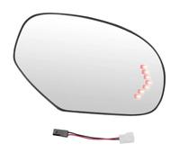 Verre Rétroviseur Droite Lentille en verre de rétroviseur latéral chauffant avec clignotant pour Chevy pour Avalanche pour Silverado pour Suburban 2007-2014(Right of Mirror Glass)