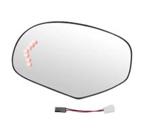 Verre Rétroviseur Droite Lentille en verre de rétroviseur latéral chauffant avec clignotant pour Chevy pour Avalanche pour Silverado pour Suburban 2007-2014(Left of Mirror Glass)