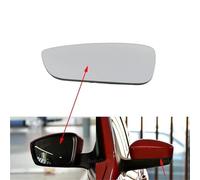 Verre Rétroviseur Droite Lentille rétroviseur verre rétroviseur latéral chauffant pour VW gauche droite verre rétroviseur latéral chauffage automatique lumière miroir(1PC Left)