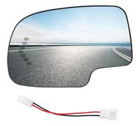 Verre Rétroviseur Droite Remplacement du clignotant en verre du rétroviseur latéral chauffant pour Chevy pour Silverado pour Avalanche pour Suburban 2003-2006(Left Driver Side)