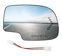 Verre Rétroviseur Droite Remplacement du clignotant en verre du rétroviseur latéral chauffant pour Cadillac pour Escalade 2003-2006(Right Passenger Side)
