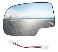 Verre Rétroviseur Droite Remplacement du clignotant en verre du rétroviseur latéral chauffant pour GMC pour Sierra pour Yukon pour Suburban pour Yukon 2003-2006(Left Driver Side)