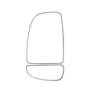 Verre rétroviseur Lentille Compatible Avec Ram Pour ProMaster Fourgonnette 2014 2015 2016-2023 Rétroviseur Gauche Droit Chauffant Côté Conducteur Passager Supérieur Inférieur