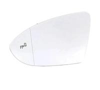 Verre rétroviseur Pour G&TI Pour G&olf 7 MK7 Pour E-golf 2014-2019 Gauche Droite Chauffé Angle Mort Avertissement Aile Rétroviseur Arrière Verre 5G0857521 5G0857522 Remplacement Glace Rétroviseur(Left