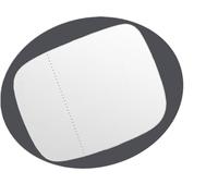 Verre Rétroviseur Pour Volvo Pour XC70 2009-2016 Pour XC90 2007-2011 30716137 30716138 Rétroviseur Latéral Chauffant Verre Porte Aile(Gauche)