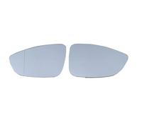 Verre Rétroviseur Rétroviseurs Chauffants Gauche Et Droit Pour VW Pour Jetta Pour Sagitar Pour Passat B7 Pour Beetle Pour Scirocco 2012-2019 3C8857521 OUSDUO(Gauche et droite)